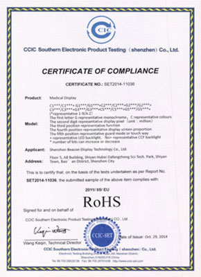 Certyfikacja ROHS